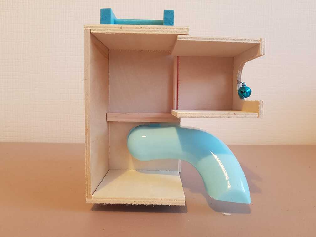 hamster house toy underneath