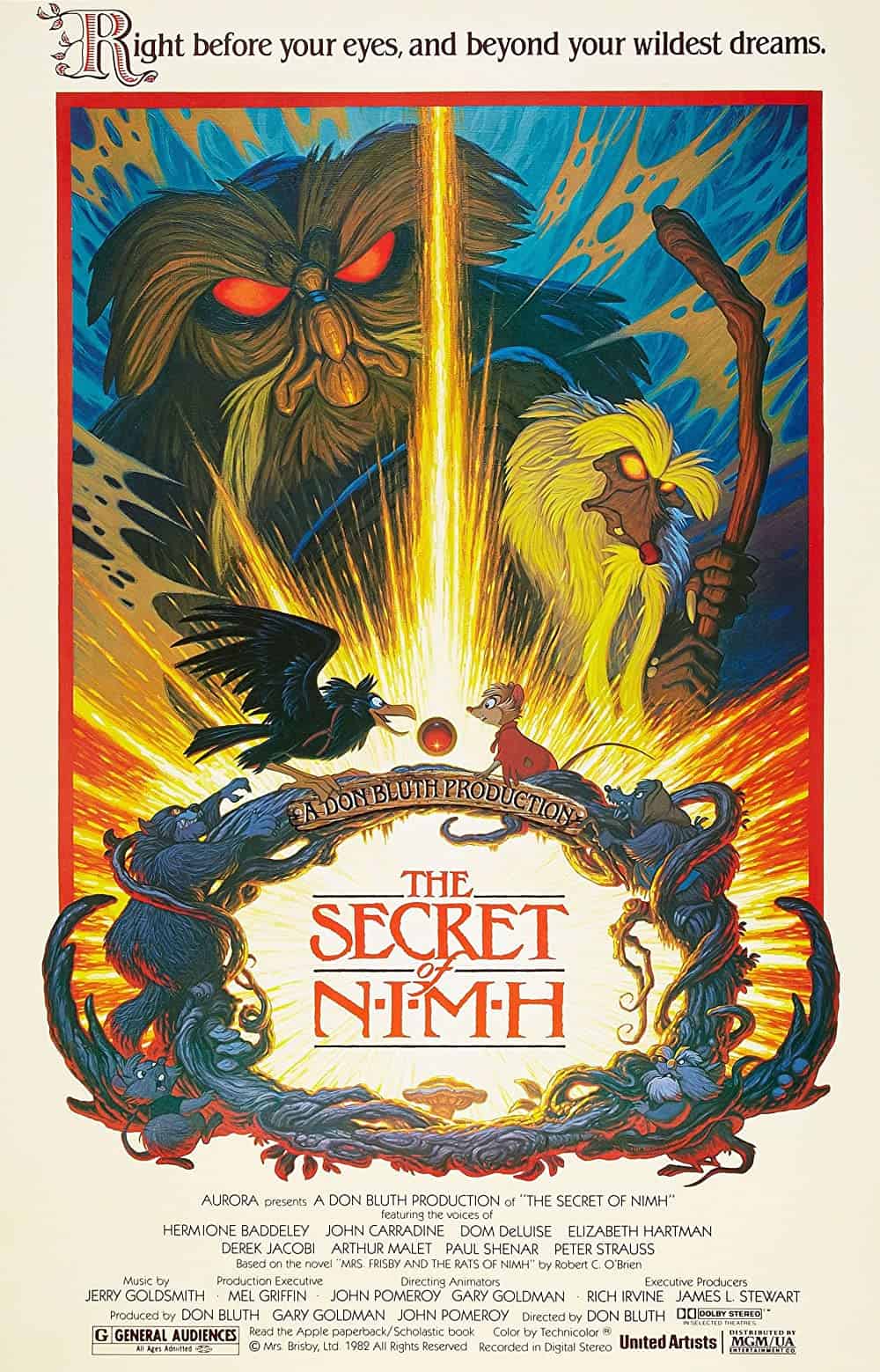 15 Must-See Movies with Guinea Pigs – The Secret of NIMH